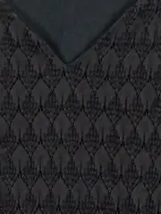 Vorschaubild 4 von Damen Etuikleid Gr. S Schwarz Elegant Strukturmuster