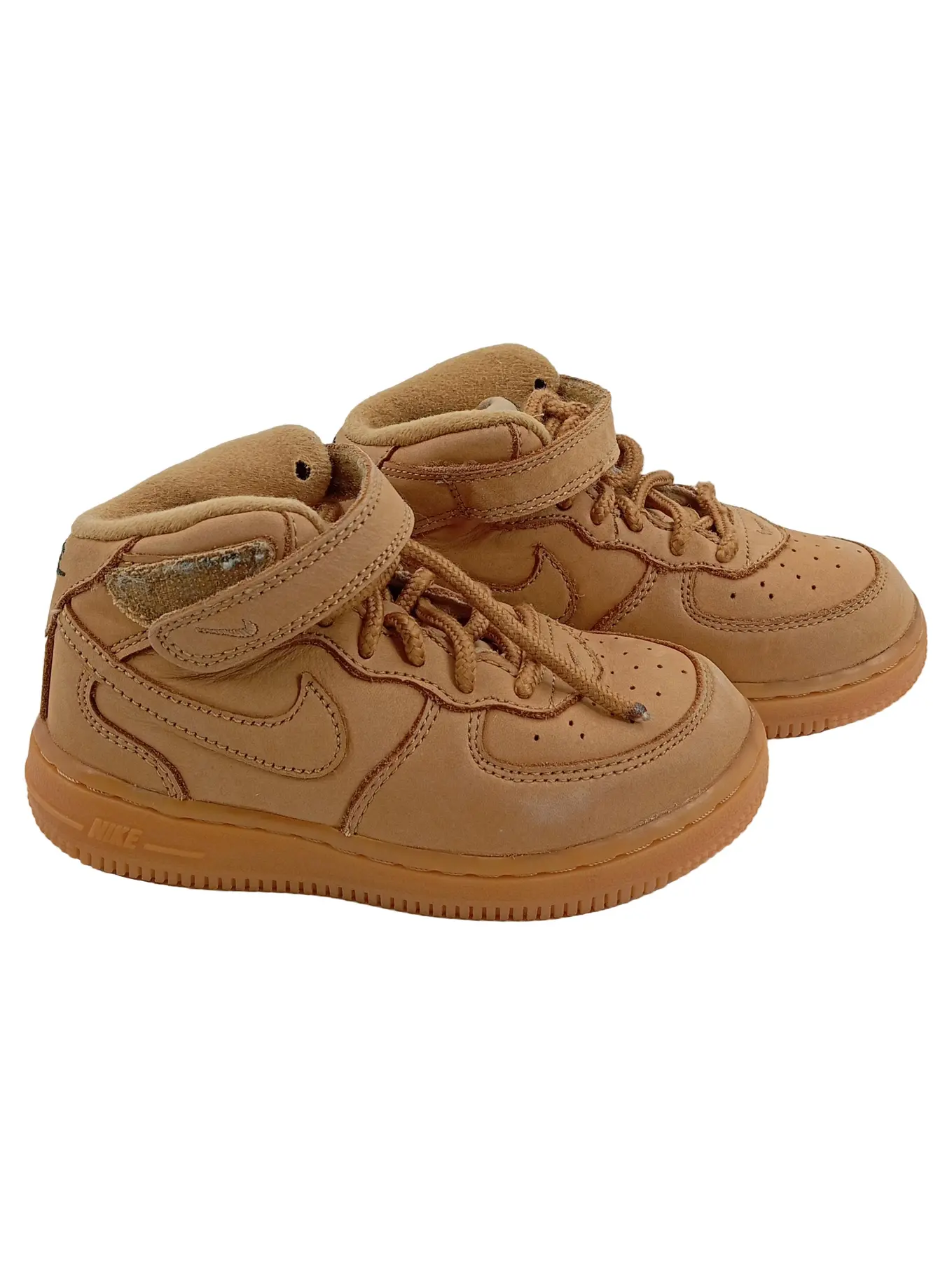 NIKE Air Force 1 Kinder Sneaker high Braun Gr. 26