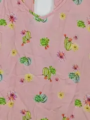 Vorschaubild 4 von Damen Bluse Rosa Florales Muster Ärmellos Gr. 36/S