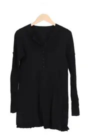 Vorschaubild 1 von MARC O POLO Damen Strickkleid Gr. 36/S Schwarz Baumwolle Basic Casual
