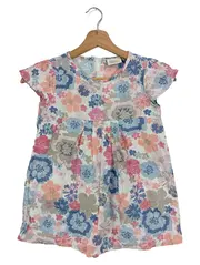 Vorschaubild 1 von BON A PARTE Kinder Blusenkleid Gr. 110 Mehrfarbig Blumenmuster Casual