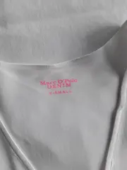 Vorschaubild 2 von Damen Bluse Langarm Viskose Uni Weiß Gr. 36/S