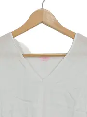 Vorschaubild 3 von Damen Bluse Langarm Viskose Uni Weiß Gr. 36/S