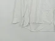 Vorschaubild 5 von Damen Bluse Langarm Viskose Uni Weiß Gr. 36/S