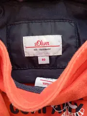 Vorschaubild 3 von Kinder Outdoorjacke Gr. 80 Blau Klassisch mit Kapuze