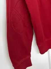 Vorschaubild 7 von Herren Sweatjacke Gr. 48/M Rot Casual mit Schriftzug Reißverschluss