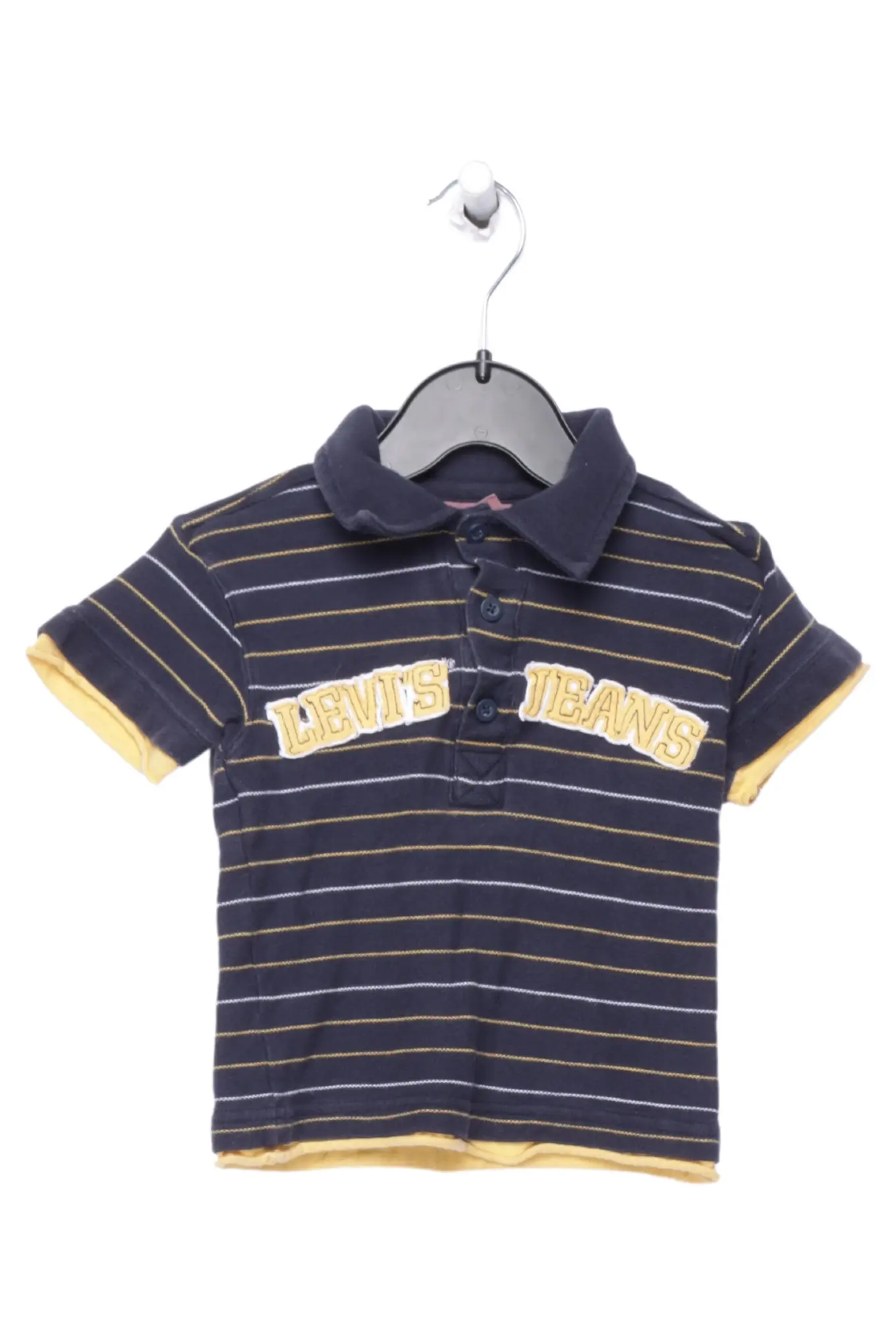 LEVI'S Levis Kinder Poloshirt Gr. 86 Blau Gestreift Casual Preppy