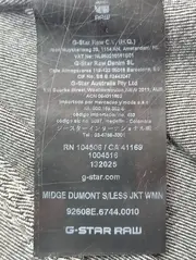 Vorschaubild 4 von Damen Leichte Weste Gr. 40/L Grau Casual Jeansweste