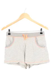 Vorschaubild 1 von ERSTINGS FAMILY Kinder Shorts Einheitsgröße Grau Gestreift Casual Baumwolle