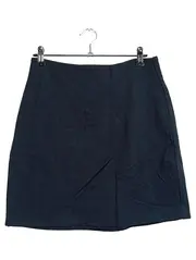 Vorschaubild 1 von Bleistiftrock Damen Gr. 38/M Business Büro Midirock Blau Uni Polyester