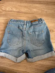 Vorschaubild 2 von Jeans-Shorts Mädchen Blau Gr. 128 Casual Denim