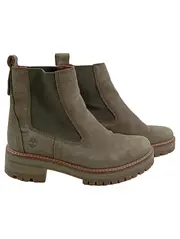 Vorschaubild 1 von Damen Chelsea Boots Größe 37.5 Oliv Casual Outdoor Stiefel