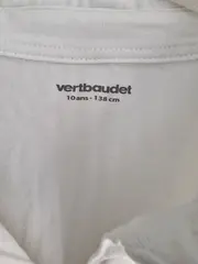 Vorschaubild 2 von Poloshirt Mädchen Gr. 140 Weiß Basic Kurzarm