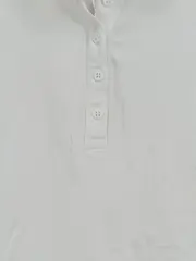 Vorschaubild 3 von Poloshirt Mädchen Gr. 140 Weiß Basic Kurzarm