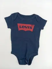 Vorschaubild 2 von Baby Body Kinder Gr. 62 Blau Logo Baumwolle