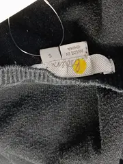 Vorschaubild 3 von Strickjacke Damen Gr. 36/S Schwarz Klassisch Elegant Baumwolle