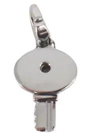 Vorschaubild 2 von Kettenanhänger Schlüssel Silber Strass Damen Elegant Modern