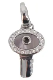 Vorschaubild 1 von Kettenanhänger Schlüssel Silber Strass Damen Elegant Modern