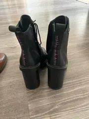 Vorschaubild 5 von Damen Stiefelette Gr. 39 Schwarz Modisch Blockabsatz