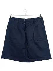 Vorschaubild 1 von Damen Hosenrock Gr. 38 Blau Casual Rock-Optik