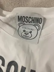 Vorschaubild 3 von Langarmshirt Damen Gr. 32 Weiß Teddybär Print Casual