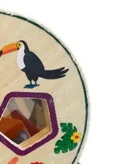 Vorschaubild 2 von Holz Steckspiel Schildkröte Kinder Lernspielzeug Motorik