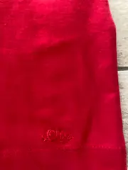 Vorschaubild 4 von Damen Unterhemd Gr. 38 Rot Basic Tank Top Baumwolle Rippstrick