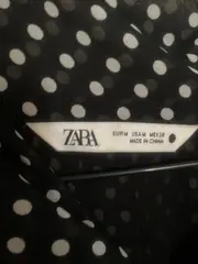 Vorschaubild 2 von Damen Freizeitkleid Schwarz Punkte Gr. M Tunikakleid Midikleid Casual
