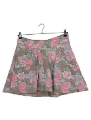 Vorschaubild 1 von EDC Damen A-Linienrock Blumenmuster Gr. 38;M Feminin Mehrfarbig Baumwolle