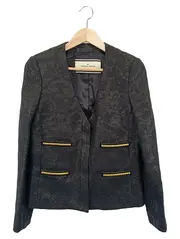 Vorschaubild 1 von Damen Blazer Schwarz Gr. 40/L Elegant Business Jacke
