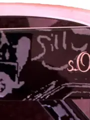 Vorschaubild 3 von Damen Sonnenbrille Kunststoff Grafisch Rosa Pink Schwarz UV-Schutz