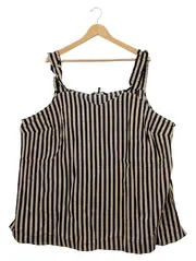 Vorschaubild 1 von Damen Top Trägertop Streifen Mehrfarbig Einheitsgröße Casual