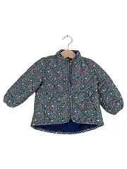 Vorschaubild 1 von Kinder Steppjacke Blumenmuster Gr. 74 (9 Monate) Mehrfarbig