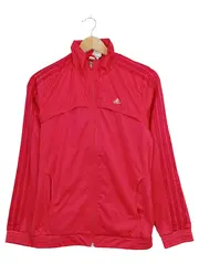 Vorschaubild 1 von Damen Trainingsjacke Pink Gr. 34/XS Sportjacke 3-Streifen Polyester