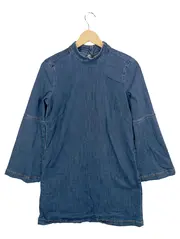 Vorschaubild 1 von EDC Damen Jeanskleid Gr. 38 Blau Casual Baumwolle Midikleid