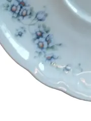 Vorschaubild 3 von Unterteller Porzellan 14 cm Weiß Blumenmuster Klassisch