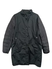 Vorschaubild 1 von Damen Steppjacke Gr. 40 Schwarz Elegant Übergangsjacke
