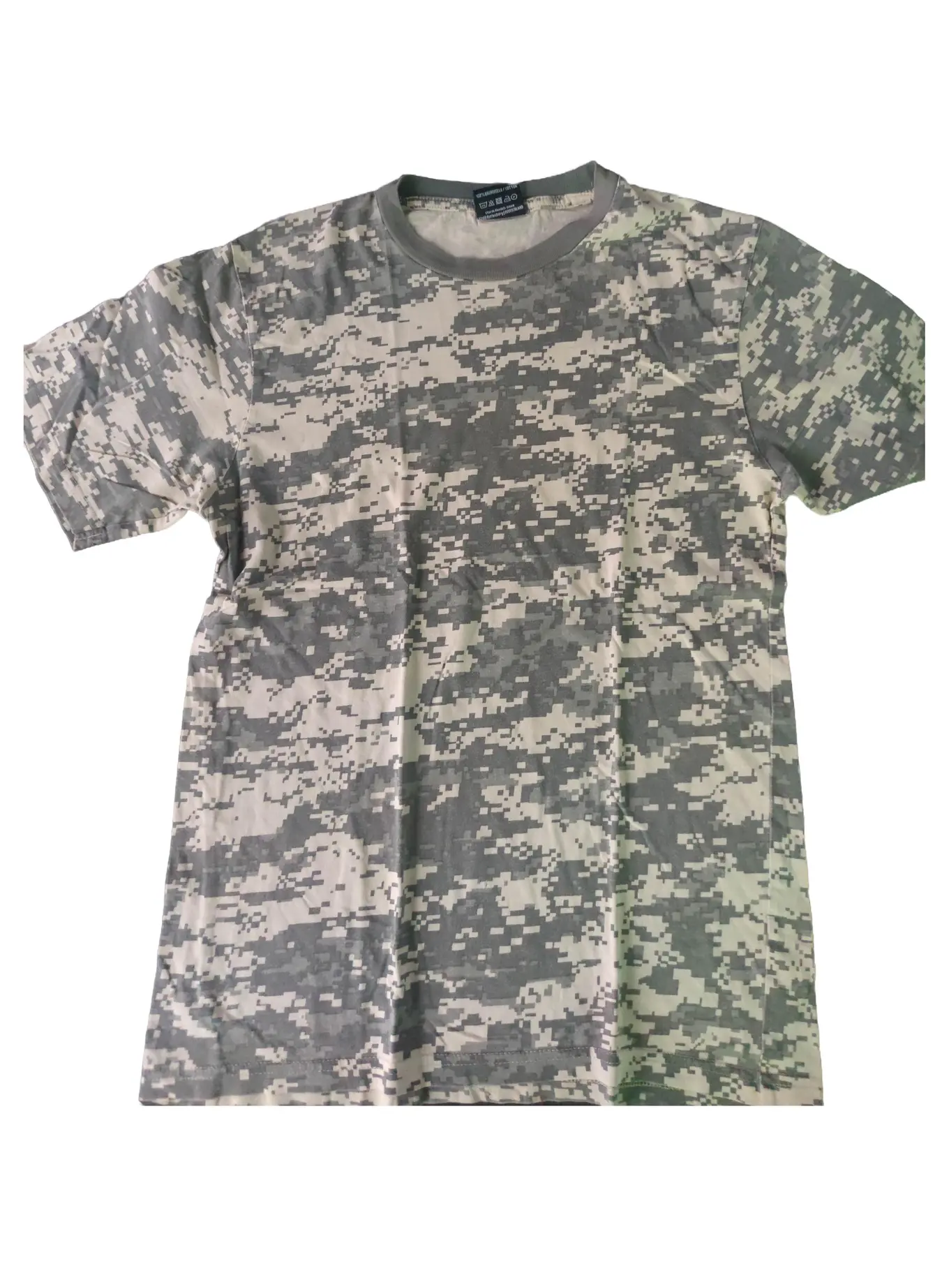 MIL-TEC Herren T-Shirt Tarnmuster Camouflage S Kurzarm Baumwolle