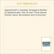 Vorschaubild 2 von MB SPIELE Inkognito Agententreff in Venedig Brettspiel Detektivspiel