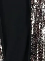 Vorschaubild 4 von Pailletten Bolero Jacke Damen XS Schwarz Glamourös Party