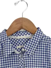 Vorschaubild 3 von Damen Hemdbluse kariert Blau Gr. 34/XS