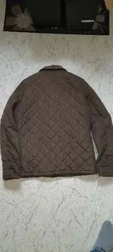 Vorschaubild 2 von Damen Steppjacke Gr. 42 Oliv Grün Cord-Kragen Quilted