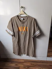 Vorschaubild 3 von Herren T-Shirt Beige Gr. S Sportlich Logo