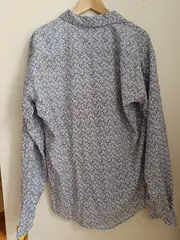 Vorschaubild 2 von Herren Business Hemd XL Slim Fit Mehrfarbig Florales Muster Modern