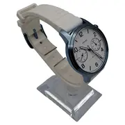 Vorschaubild 2 von Damen Armbanduhr Chronograph Dual Time Weiß Silikon ES4235