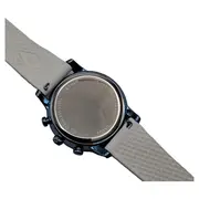 Vorschaubild 4 von Damen Armbanduhr Chronograph Dual Time Weiß Silikon ES4235