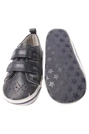 Vorschaubild 3 von Krabbelschuhe Kinder Blau Klettverschluss Gr. 18 Casual Sportlich