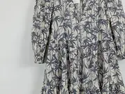Vorschaubild 3 von Damen Sommerkleid Gr. 34;XS Mehrfarbig Bambusmuster Casual