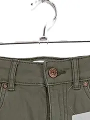 Vorschaubild 2 von Damen Cargo Hosenrock Maxirock Uni Oliv Baumwolle Gr. XS 34