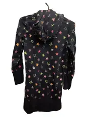 Vorschaubild 3 von Mädchen Kapuzenpullover Kleid Sterne Blau Gr. 146/152 Baumwolle